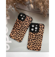 Леопардовий чехол на айфон 13